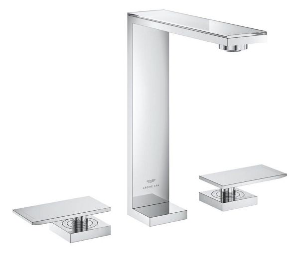 Grohe Allure Gravity 3-Loch-Waschtischbatterie ohne Platte, mit Push-Open
