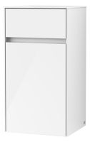 Vorschau: Villeroy&Boch Collaro Seitenschrank mit 1 Tür und 1 Auszug, glossy white, rechts, C03201DH