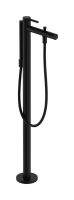 hansgrohe Zesis S Einhebel-Wannenarmatur bodenstehend schwarz matt 74445670