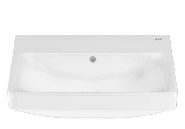 Grohe Euro Keramik Waschtisch 55cm mit Überlauf, ohne Hahnloch, weiß