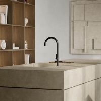 Vorschau: Kludi AUREA Küchenarmatur, schwarz matt