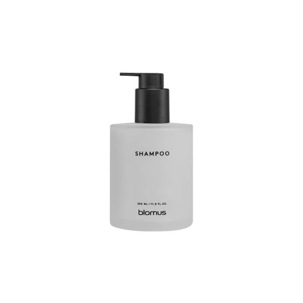 blomus KIREI Glasflasche für Shampoo, weiß