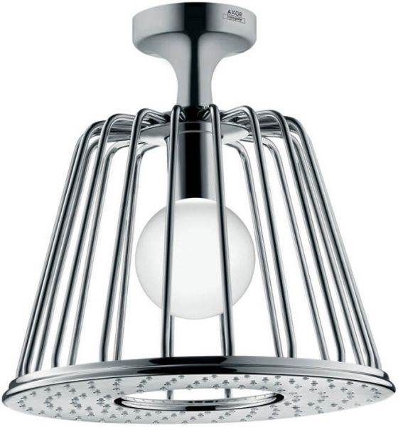 Axor LampShower 1jet mit Deckenanschluss designed by Nendo, chrom 26032000