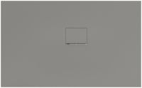 Villeroy&Boch Squaro Infinity Quaryl®-Duschwanne, Eckeinbau rechts gegen Wand, 130x80cm, grey, UDQ1380SQI2RV-3S