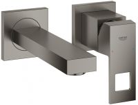 Vorschau: Grohe Eurocube 2-Loch-Waschtischbatterie, Ausladung 171mm hard graphite gebürstet 19895AL0