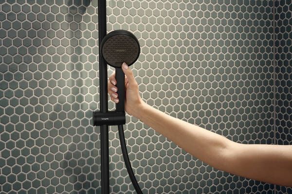 hansgrohe Activera S Duschsystem 240 1jet EcoSmart+ ShowerTablet Select, schwarz matt