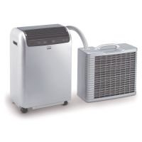 1616496 Remko RKL 495 DC S-Line Mobiles Split-Raumklimagerät, 4,3 kW Inverter-Technik, silber EEK B