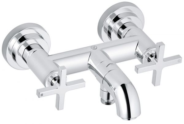 Kludi NOVA FONTE Classic Wannenfüll- und Brausearmatur, chrom 205400520