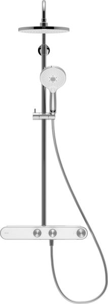 Duravit Shower System/Duschsystem mit Brausethermostat, chrom