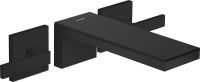 schwarz matt/schwarzglas