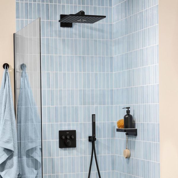 Grohe Precision SmartControl Duschsystem, eckig, schwarz matt 348752430