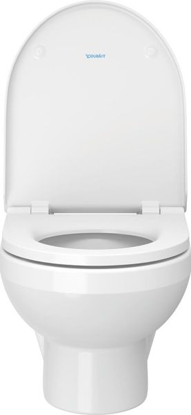 Duravit No.1 Wand-WC 54x36,5cm, oval, HygieneGlaze, rimless, weiß