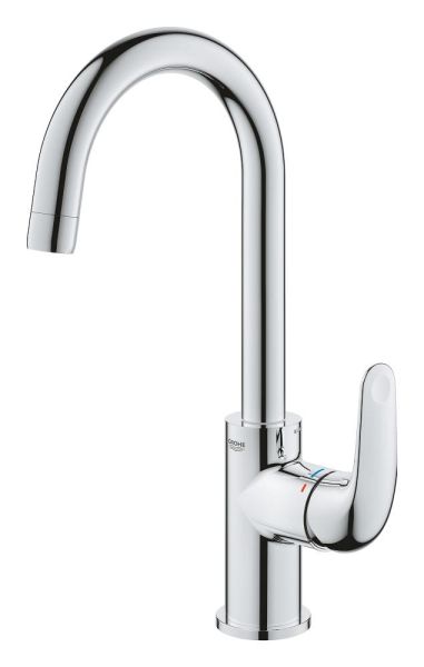 Grohe Euroeco Einhand-Waschtischbatterie L-Size mit Ablaufgarnitur, chrom