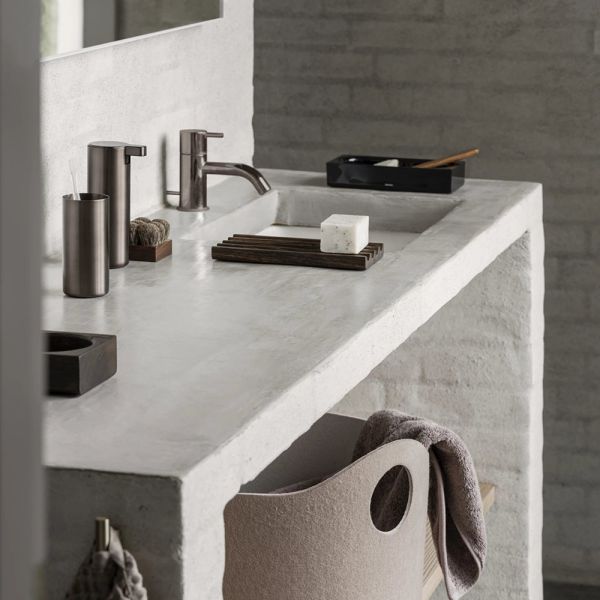 blomus MODO Zahnputzbecher, burned metal metallic finish 66463