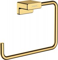 Hansgrohe AddStoris Handtuchring, polished gold optic 41754990