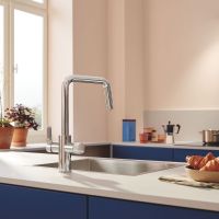 Vorschau: Grohe Blue Pure Start Küchenarmatur Starter Set mit U-Auslauf und Mini Aktivkohle-Filter, chrom