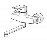 Vorschau: Hansa Hansaclinica Waschtisch-Einhand-Wandbatterie, 277mm, chrom