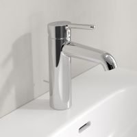 Villeroy&Boch Skyla Einhebel-Waschtischarmatur mit Zugstangen-Ablaufgarnitur, chrom TVW11600500061 