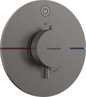 Vorschau: Hansgrohe ShowerSelect Comfort Thermostat brushed black chrome 15553340