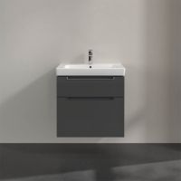 Vorschau: Villeroy&Boch Subway 2.0 Waschtischunterschrank 63,7x59cm, 2 Auszüge, für Waschbecken 7113FA01