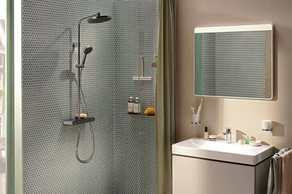 hansgrohe Activera S Duschsystem 240 1jet EcoSmart+ ShowerTablet Select, chrom