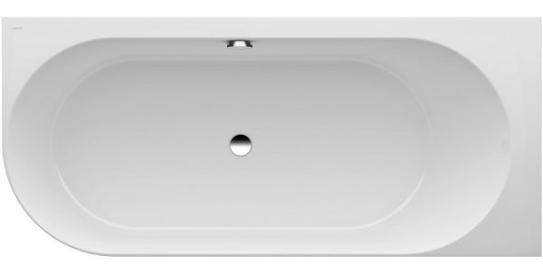 Laufen Pro Einbau-Badewanne 180x80cm, Eckversion rechts, weiß