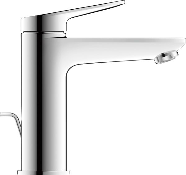 Duravit Wave Einhebel-Waschtischarmatur M FreshStart Zugstangen-Ablaufgarnitur chrom WA1021001010