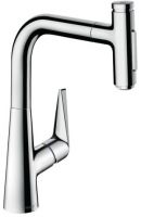 Hansgrohe Talis Select M51 Einhebel-Küchenmischer 220, Ausziehbrause, 2jet chrom 72824000