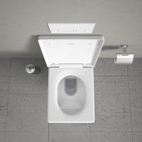 Vorschau: Duravit Vero Air Wand-WC 57x37cm, eckig, WonderGliss, weiß 25250900001