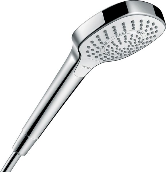 Hansgrohe Croma Select E Handbrause Multi, EcoSmart 9 l/min, weiß/chrom