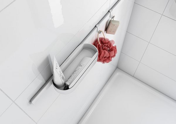 Hansgrohe WallStoris Duschabzieher, weiß matt 27916700