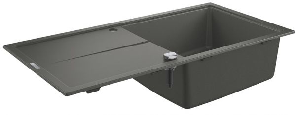 Grohe K400 60-C Küchenspüle mit Abtropffläche granit grau 31641AT0 