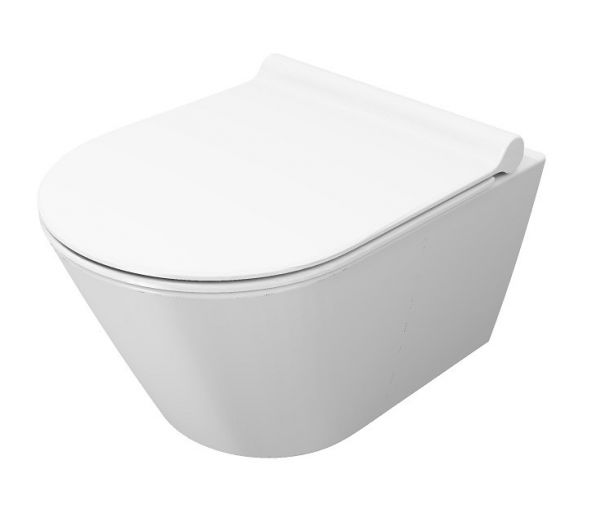 Catalano Zero Wand-WC compact newflush, spülrandlos, 50x35cm, weiß CATAglaze+ VSZ50R