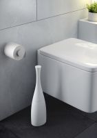 Vorschau: Cosmic Saku Toilettenbürstengarnitur Standmodell, weiß matt 2522500 1