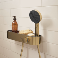 Vorschau: Hansgrohe ShowerTablet Select 400 Brausethermostat bronze 24360140
