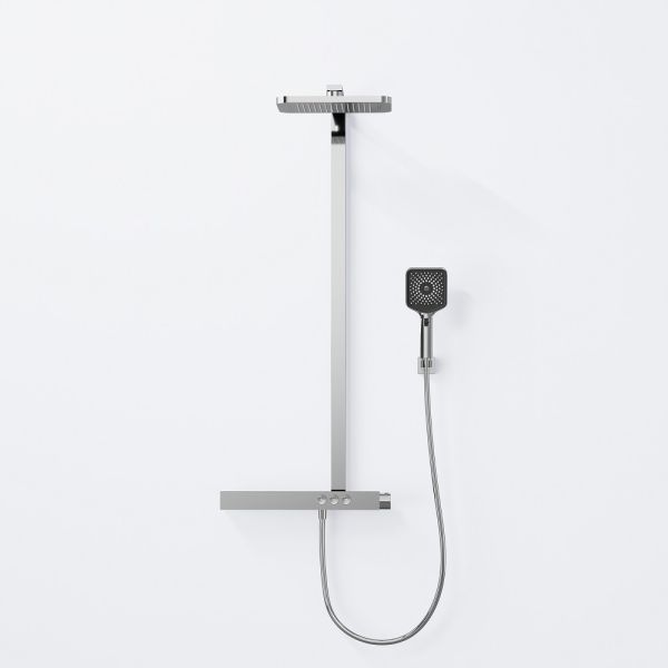 Steinberg Serie 390 Duschsystem mit Thermostatarmatur, 2 Strahlarten