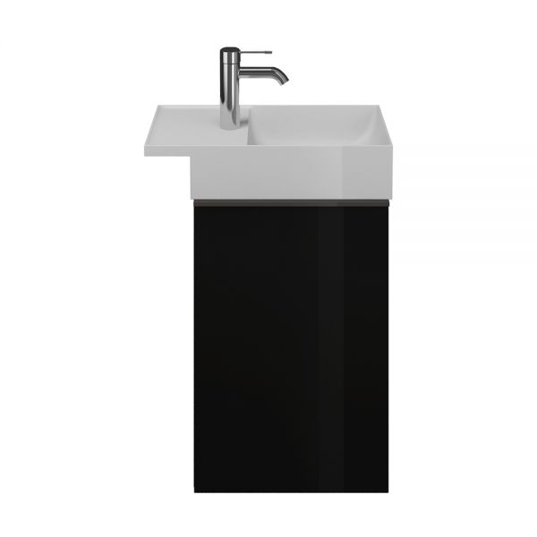 Burgbad Yumo Handwaschbecken mit Waschtischunterschrank und 1 Tür SFKP051R