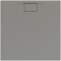 Villeroy&Boch Architectura MetalRim Duschwanne, Randhöhe 1,5cm, superflach, 100x100cm grey UDA1010ARA115V-3S