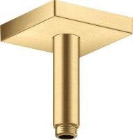 Axor ShowerSolutions Deckenanschluss 10cm eckig, brushed gold optic 26437250