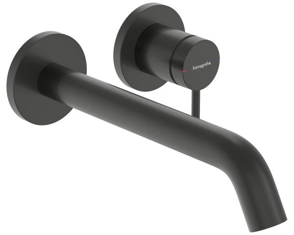 hansgrohe Tecturis S Waschtischarmatur Unterputz 22,5cm, brushed black chrome 73351340