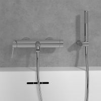 Vorschau: Villeroy&Boch Skyla Einhebel-Badewannenarmatur, rund