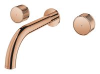 Vorschau: Grohe Atrio 3-Loch-Waschtischarmatur Unterputz, Knopfbetätigung, Ausladung 18cm