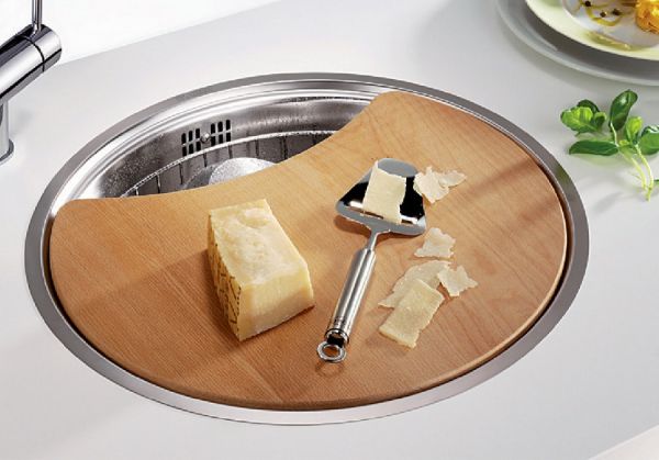 Blanco Schneidbrett aus massiver Buche Ø41cm