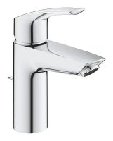 Grohe Eurosmart Waschtischarmatur S-Size, mit Hybrid-Zugstangen-Ablaufgarnitur, chrom 23456003