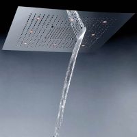 Vorschau: Steinberg Sensual Rain Regenkopfbrause 80x80cm, 3 Strahlarten, LED-Beleuchtung, edelstahl poliert