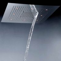 Vorschau: Steinberg Sensual Rain Regenkopfbrause 80x80cm, 3 Strahlarten, LED-Beleuchtung
