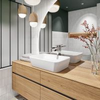 Vorschau: Villeroy&Boch Architectura Einhebel-Waschtischarmatur erhöht für Waschschüsseln, chrom