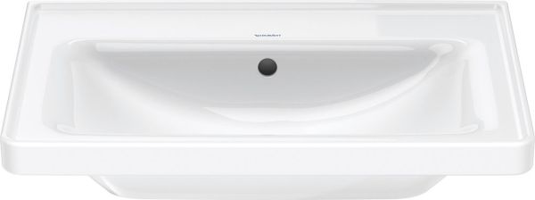 Duravit D-Neo Waschtisch rechteckig 65x48cm, mit Überlauf, weiß 2367650060