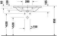 Vorschau: Duravit D-Neo Waschtisch rechteckig 80x48cm, mit Überlauf, ohne Hahnloch, weiß 2367800060