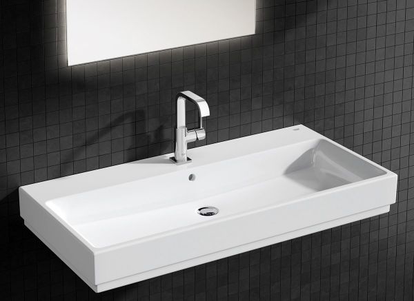 Grohe Cube Keramik Waschtisch 100x49cm, weiß PureGuard